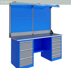 Верстак слесарный двухтумбовый, ВхШхГ 1965x1796x696, TNC 181.36.2-2F