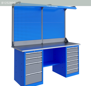 Верстак слесарный двухтумбовый, ВхШхГ 1965x1796x696, TNC 181.46.2-2F