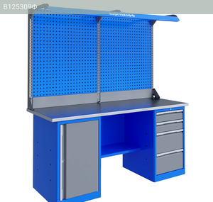 Верстак слесарный двухтумбовый, ВхШхГ 1965x1796x696, TNC 181.47.2-2F