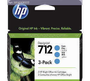 Картридж HP 712 голубой (3ed77a)