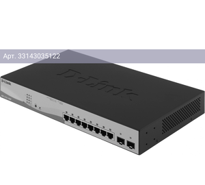 Коммутатор управляемый D-Link DGS-1210-10MP/FL