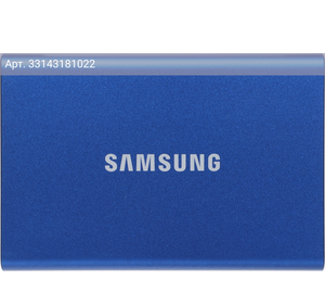 Внешний жесткий диск 1Tb Samsung T7 MU-PC1T0H/WW синий USB-C