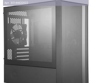 Компьютерный корпус mATX Cooler Master MasterBox NR400 w/o ODD черный (mcb-nr400-kgnn-s00)