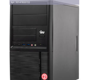 Компьютер IRU Опал 512, Intel Pentium Gold G5420, DDR4 8ГБ, SSD 240ГБ, Intel UHD Graphics 610, без ОС, черный (1478337)