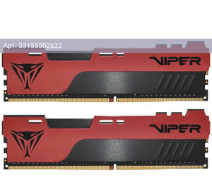 Оперативная память Patriot Viper Elite II DDR4 - 2x 16Gb, 4000 МГц, DIMM, CL20 (pve2432g400c0k)