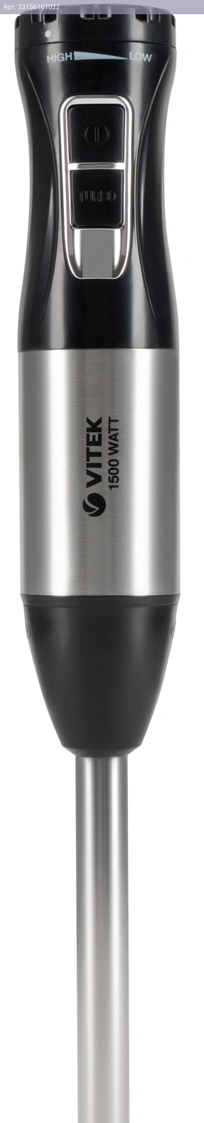Блендер погружной Vitek VT-8545 черный/серебристый
