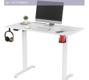 Стол компьютерный Cactus CS-ED-WWT белый
