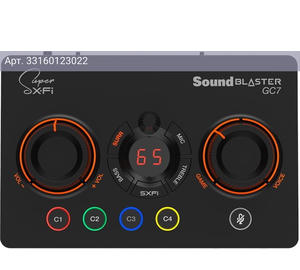 Звуковая карта USB Creative Sound BlasterX GC7 (70sb185000000)