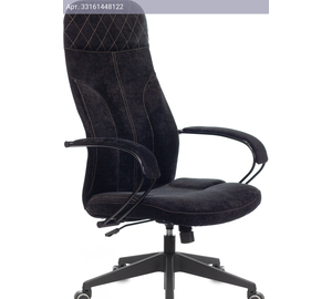Кресло Бюрократ CH-608Fabric, обивка: ткань, цвет: черный (CH-608/FABRIC-BLACK)