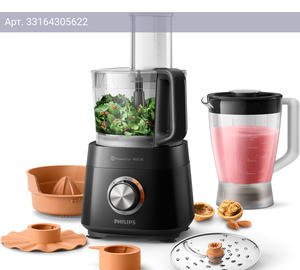 Кухонный комбайн Philips HR7510/10 черный