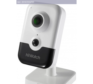 Камера видеонаблюдения HiWatch DS-I214W(С)(2.8mm), фокусное расстояние фиксированное 2.8мм-2.8мм белый