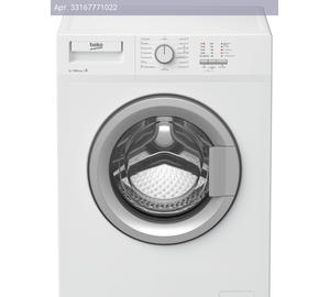 Стиральная машина узкая Beko WRS54P1BSW, с фронтальной загрузкой, 5кг, 800об/мин (7320510021)