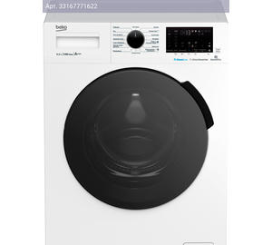 Стиральная машина средняя Beko WSPE6H616W, с фронтальной загрузкой, 6.5кг, 1200об/мин (7323110001)