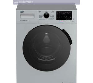 Стиральная машина средняя Beko WSPE6H616S, с фронтальной загрузкой, 6.5кг, 1200об/мин (7323110002)