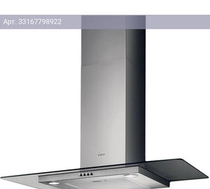 Каминная вытяжка Elica Flat Glass IX/A/90 нержавеющая сталь (68516390a)