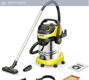 Строительный пылесос Karcher WD 6 P S V-30/6/22/T желтый (1.628-360.0)