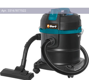 Строительный пылесос Bort BSS-1220 черный (93412598)