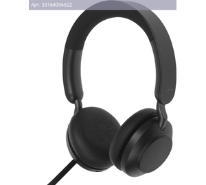 Гарнитура Jabra Evolve2 65, Link380a MS Stereo Stand Black, черный (26599-999-989)