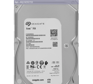 Жесткий диск Seagate Exos 7E8 ST4000NM003A 4TB, SAS 3.0, 3.5