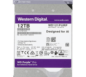 Жесткий диск WD Purple Pro WD121PURP 12TB, SATA III, 3.5