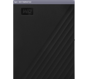Внешний жесткий диск 4TB WD My Passport WDBPKJ0040BBK-WESN черный USB3.2 Gen1