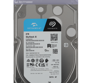 Жесткий диск Seagate SkyHawkAI ST8000VE001 8TB, SATA III, 3.5