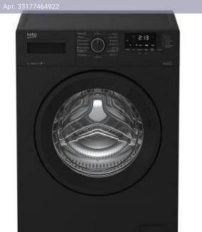 Стиральная машина средняя Beko WSRE6512ZAA, с фронтальной загрузкой, 6кг, 1000об/мин (7320210019)