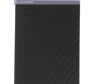 Внешний жесткий диск 2TB WD My Passport WDBYVG0020BBK-WESN черный USB3.2 Gen1