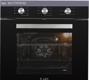 Духовой шкаф Lex EDM 073 BL черный (CHAO000379)