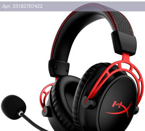 Гарнитура игровая HyperX Cloud Alpha Wireless (CA002), черный/красный (4p5d4aa)