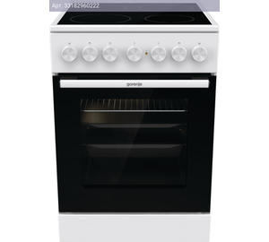 Плита электрическая Gorenje GEC5B41WG, стеклокерамика, белый