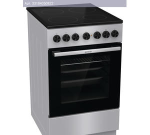 Плита электрическая Gorenje GEC5B41SG, стеклокерамика, серый