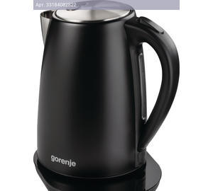 Чайник электрический Gorenje K17TRB черный, металл/пластик