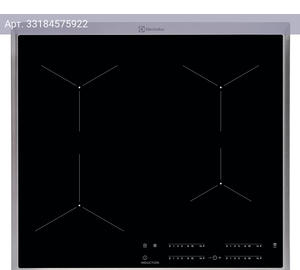 Индукционная варочная поверхность Electrolux EIT60443X черный