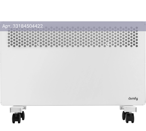 Конвектор Domfy DCW-CH1015 белый, 1500Вт