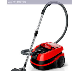 Пылесос Bosch Serie 4 BWD421PET красный/черный