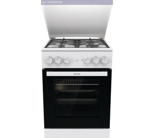 Плита комбинированная Gorenje GK5A42WF-B белый, металлическая крышка
