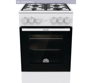 Плита газовая Gorenje GG5A12WH белый, без крышки