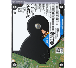 Жесткий диск WD Blue WD20SPZX 2TB, SATA III, 2.5