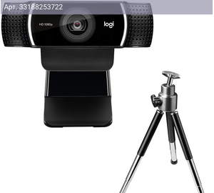 Веб-камера Logitech Pro Stream C922, черный (960-001088)