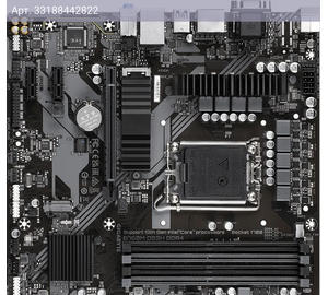 Материнская плата Gigabyte B760M DS3H DDR4, Soc-1700, Intel B760, mATX