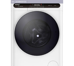 Стиральная машина средняя Kraft TCH-HD8528SW, с фронтальной загрузкой, 8кг, 1400об/мин, русский интерфейс