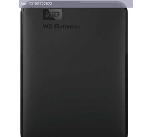 Внешний жесткий диск 5TB WD Elements Portable WDBU6Y0050BBK-WESN черный USB3.0