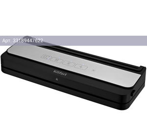 Вакуумный упаковщик Kitfort КТ-1533 110Вт 0.65Бар шир.пак.:29см черный/серебристый