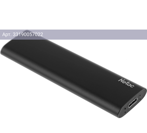 Внешний жесткий диск 2Tb Netac Z Slim NT01ZSLIM-002T-32BK черный USB-C