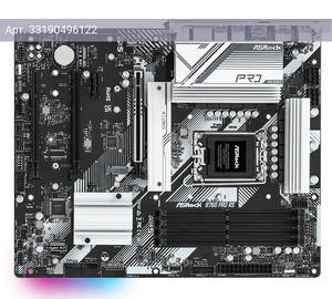 Материнская плата Asrock B760 PRO RS, Soc-1700, Intel B760, ATX