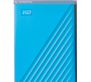 Внешний жесткий диск 4TB WD My Passport WDBPKJ0040BBL-WESN голубой USB3.2 Gen1