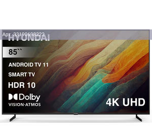 Телевизор Hyundai Android TV H-LED85BU7007, 85