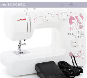 Швейная машина Janome Sew Cat 57 белый