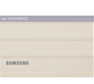 Внешний жесткий диск 1TB Samsung T7 Shield бежевый USB-C (mu-pe1t0k/ww)